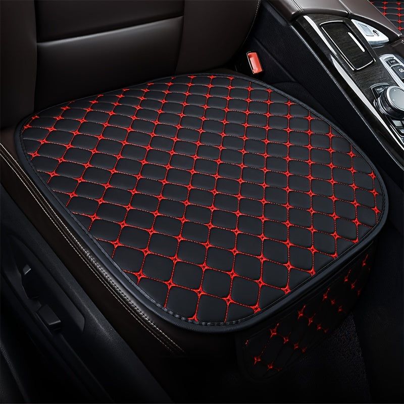 Comfortable Napa Leather Star Embroidery Car Front Seat Cushion