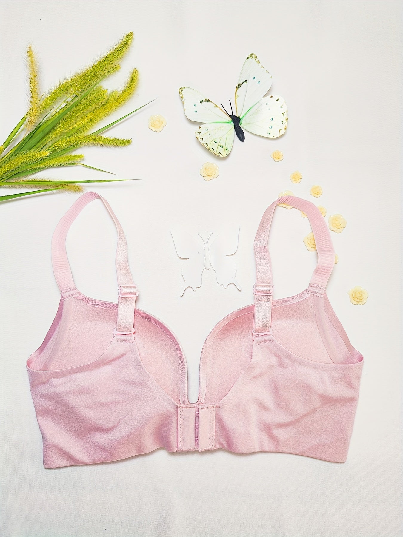 Solid Push Up Bra Anti-sagging Lingerie Women's Underwear
