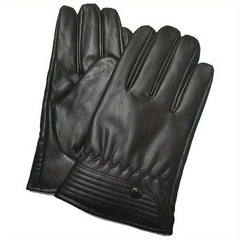 Men's Insulated Touch Screen PU Cycling Gloves