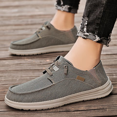 Men's Canvas Loafer Shoes Slip On Sneakers