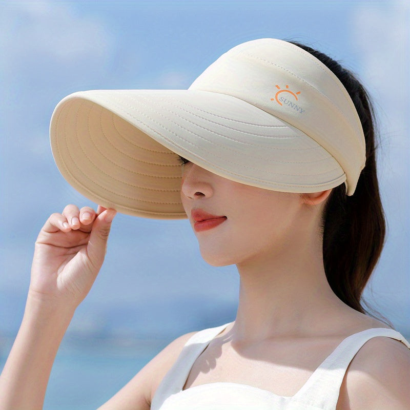 Wide Brim Sun Visor Hat UV Protection Sun Hats Women Beach Hats