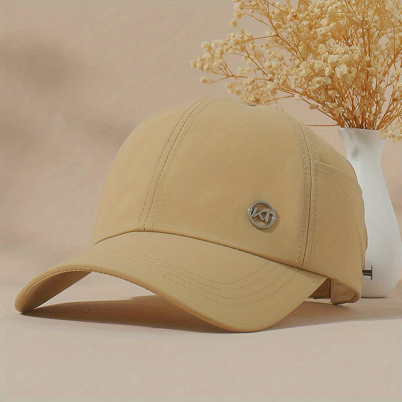 Backless Ponytail Baseball Cap Sunscreen Visor Sun Hats For Women