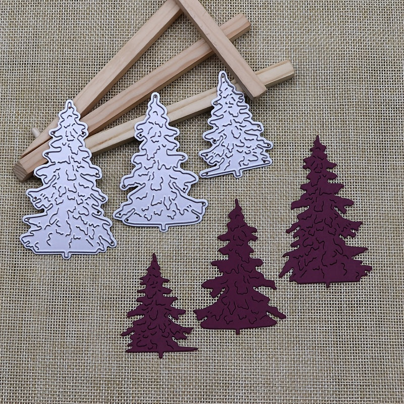 3pcs Tree Frame Metal Cutting Dies - Christmas Gift