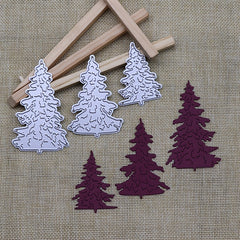 3pcs Tree Frame Metal Cutting Dies - Christmas Gift
