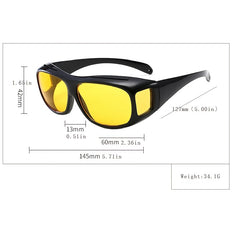 Men's Night Vision Goggles Dust proof Sunglasses Driving Sand Sunglasses