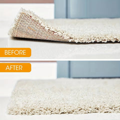 Double Sided Rug Tape Non Slip Reusable Washable Carpet Floor Mat Wall - 12 Pcs