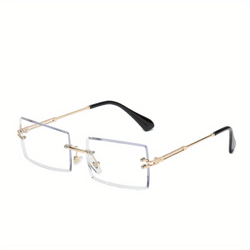 Men's Rimless Gradient Polarized Sunglasses UV400