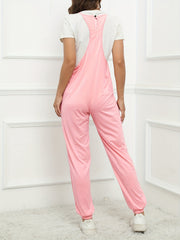 Sleeveless Casual Jumpsuit with Dual Pockets