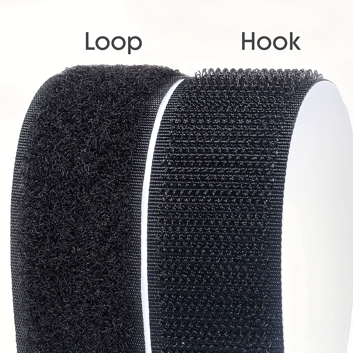Hook & Loop Tape Roll - Self Adhesive Fastener - 2 54 cm x 50 cm