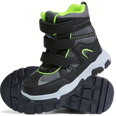 Boys Snow Boots - Warm, Waterproof, Non-Slip, Easy to Wear