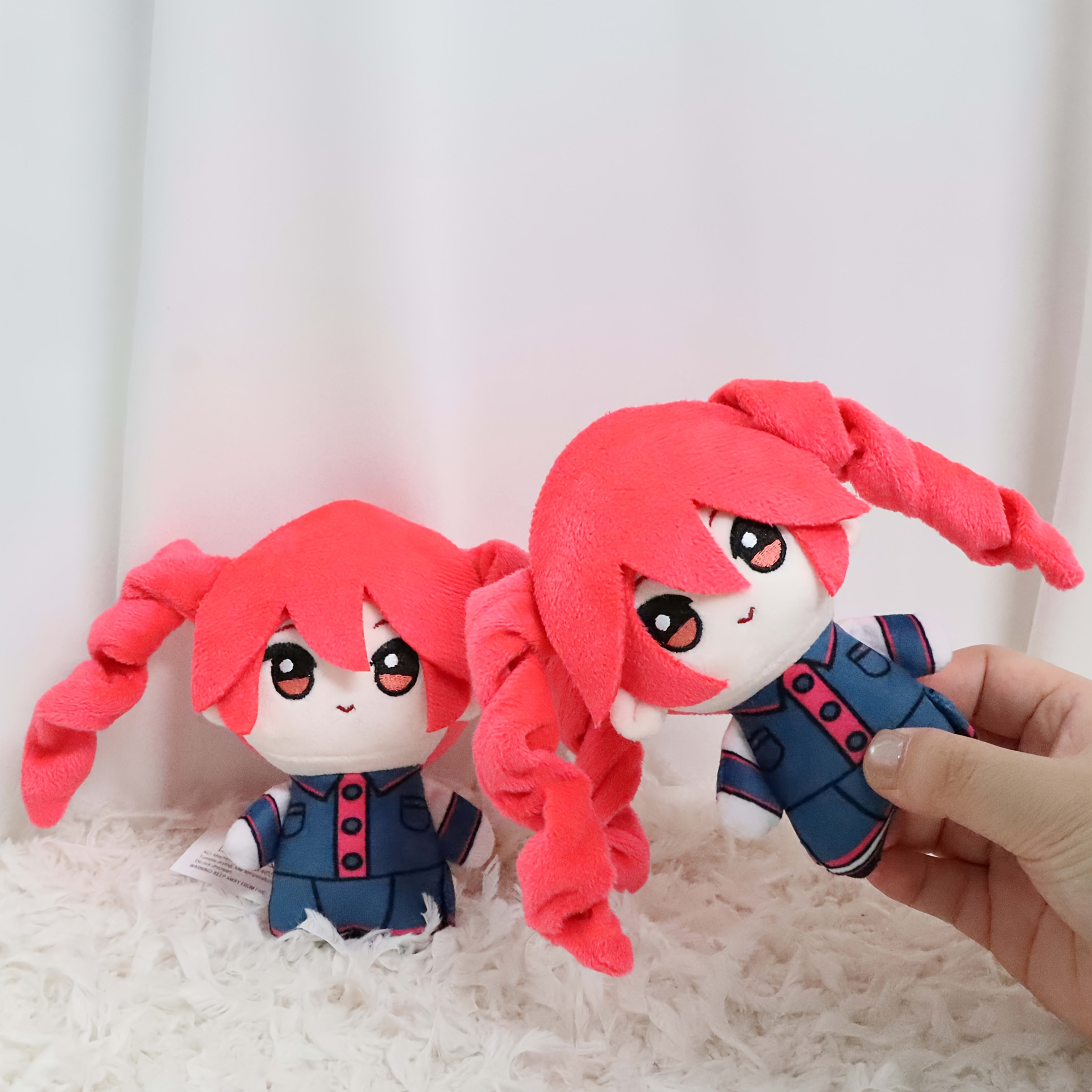 9inch Kasane Teto Plush Plush Pendant Doll Soft Stuffed Doll Anime Game Cosplay