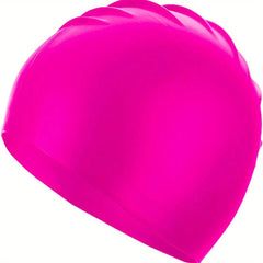 Waterproof Silicone Swimming Cap for Men & Women