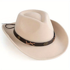 Stylish Unisex Cowboy Hat with UV Protection