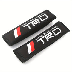 2pcs Red Soft Harness Seat Belt Shoulder Pads