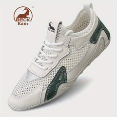 Men's Breathable Lace Up Mesh Sneakers Casual Outdoor Walking Shoes