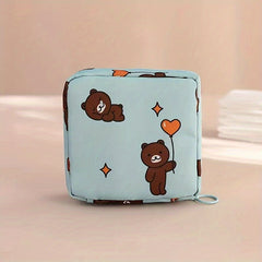 Large Capacity Sanitary Napkin Storage Bag Portable Aunt Towel Bag