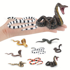 Realistic PVC Cactus Snake Toy Natural Habitat Educational Gift Kids Classroom