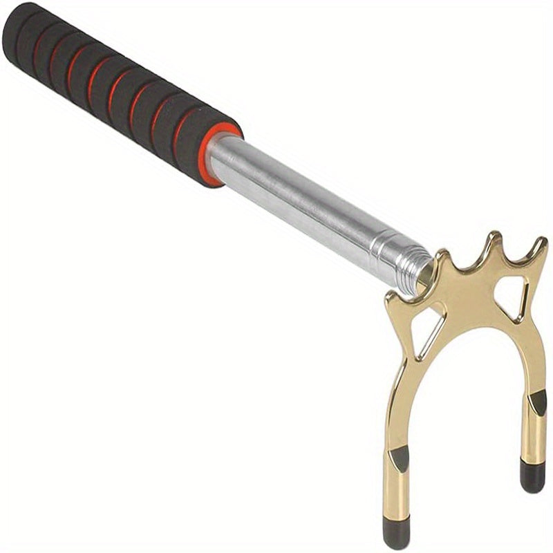 Retractable Snooker Bridge Cue with Brass Head
