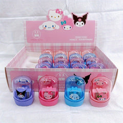 Sanrio Family Series Pencil Sharpener Set 4pcs My Melody Cinnamon Dog KT Pattern