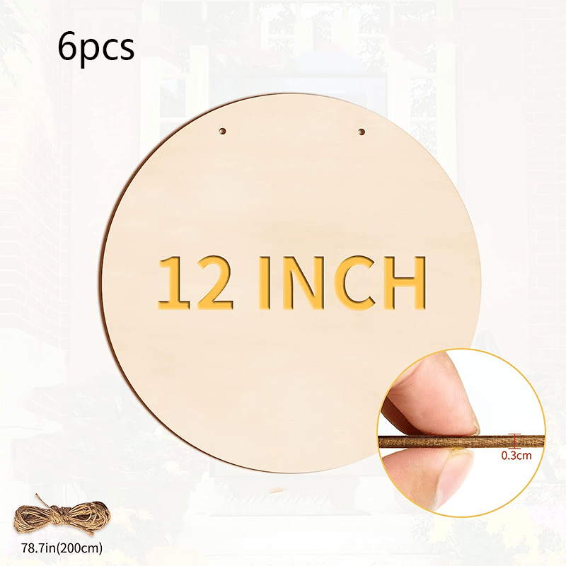 30 48 Cm Wooden Crafts 6 Wooden Crafts DIY Wooden Circles Loop Projects