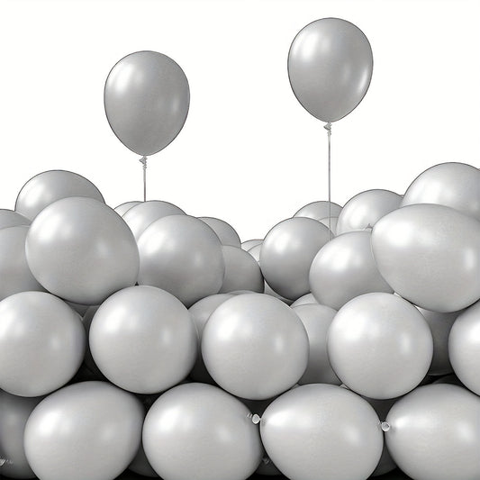 40 Gray Latex Balloons Wedding Birthday Anniversary Graduation Decor