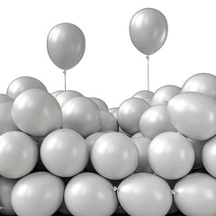 40 Gray Latex Balloons Wedding Birthday Anniversary Graduation Decor