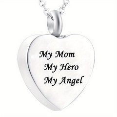 Dad My Hero My Angel Cremation Necklace