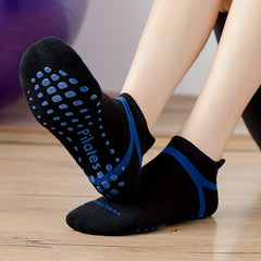 Women's Non-slip Yoga Socks Breathable Medium Tube Dance Training Socks