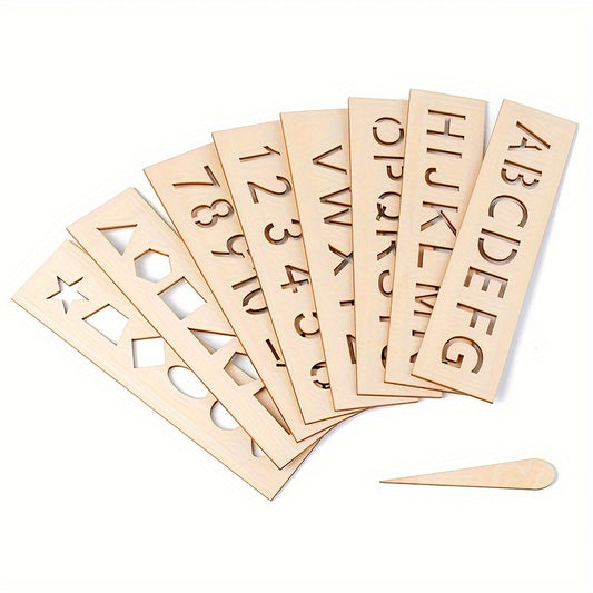 Montessori Wooden Letters Writing Practice Board