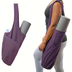 Yoga Mat Storage Bag with Large Side Pocket - Yoga Accessories