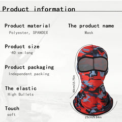Summer Outdoor Sports Cooling Face Mask Bicycle Motorcycle Riding Headgear
