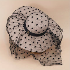 Summer Sunscreen Vacation Hat Retro Seaside Beach Straw Hat