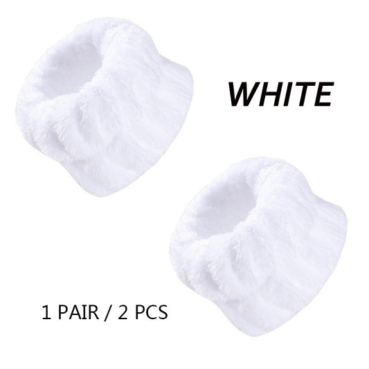 Solid Plush Wrist Band 2pcs for Girls
