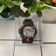 Boys' Sporty Digital Watch Alarm Stopwatch Waterproof Strap Ideal for Swimming