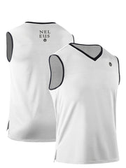Men's Sleeveless V Neck Sports Vest Quick Dry Sweat Absorbing Tank