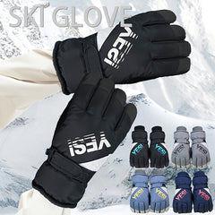 Men's Skiing Gloves Touch Screen Outdoor Riding Waterproof Windproof Gloves