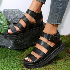 Women's Platform Sandals Ankle Strap Casual Punk Sandals