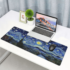 XXL Starry Night 3D Painting Mouse Pad Large Desk Protector