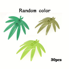 Colorful Leaf Shaped Building Blocks for Educational Play