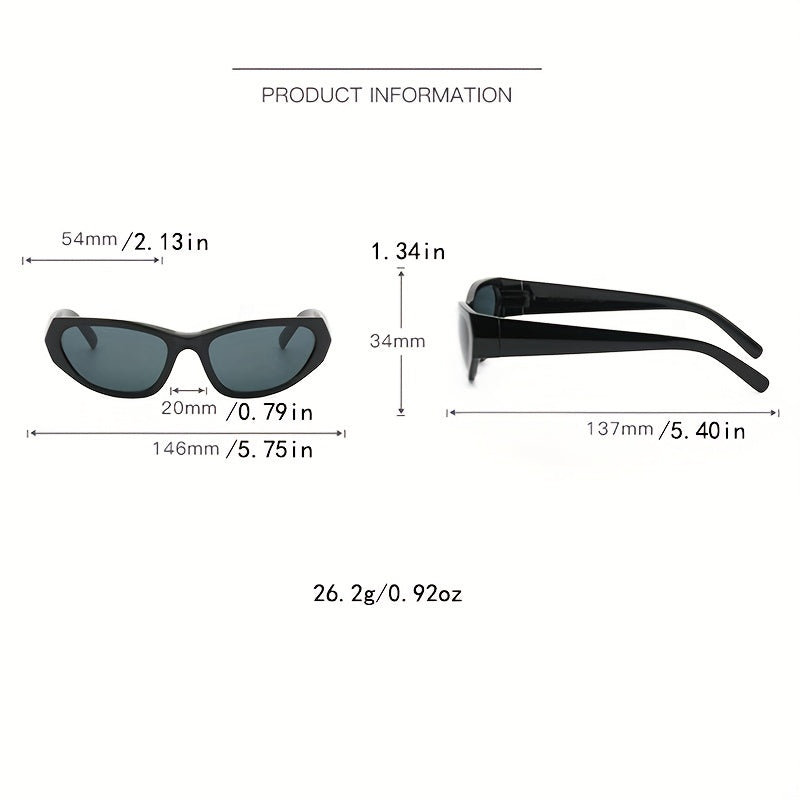 Y2K Wrap Around Sunglasses For Women Men