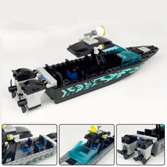 44pcs Nautical & Yacht Building Block Set Educational Model Kit