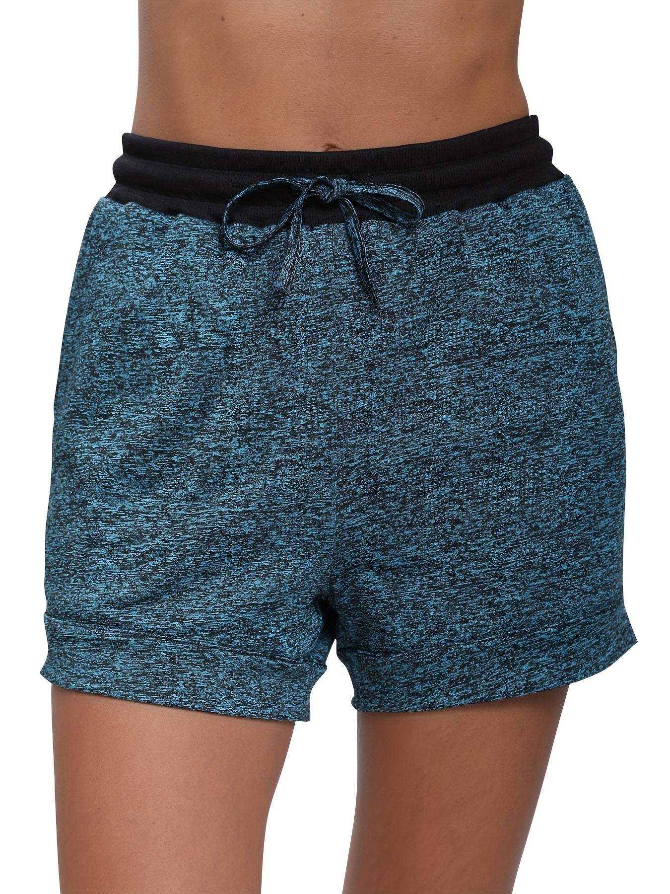 Dual Pockets Drawstring Shorts for Women