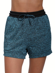 Dual Pockets Drawstring Shorts for Women