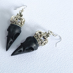 Hypoallergenic 3D Crown Resin Bird Earring
