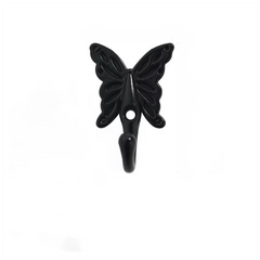 Heavy Craft Butterfly Vintage Coat Hook Antique Bronze Wall Hanger