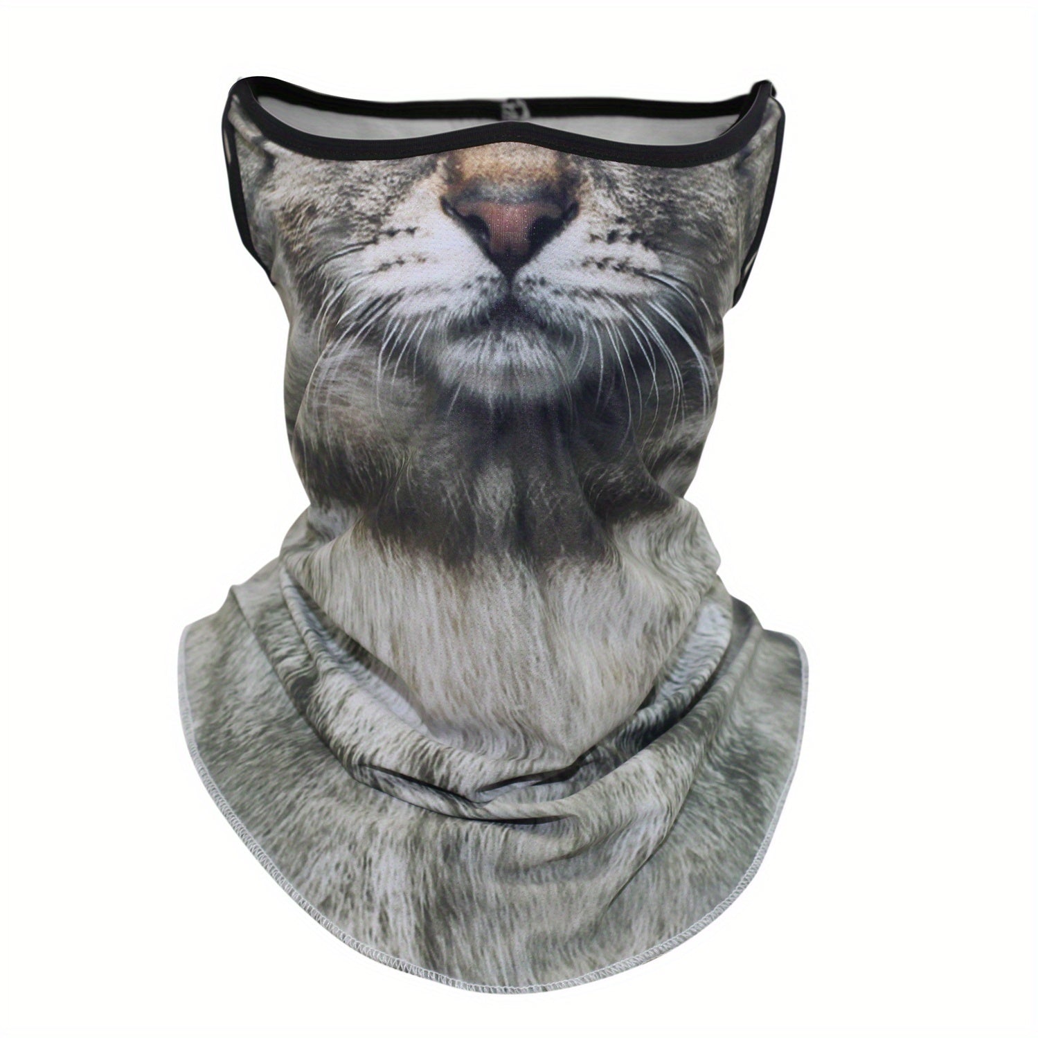 Breathable Animal Print Face Mask with Sun UV Protection for Outdoor Sports