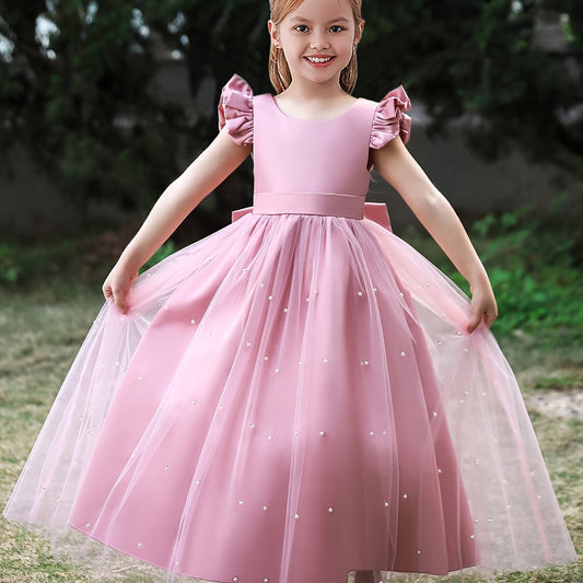 Ruffled Sleeves Princess Dress for Girls