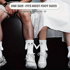 Magnetic Hands Holding Socks, Fun Socks for Couples, Parent-Child Socks