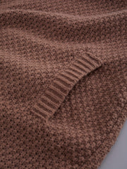 Solid Knit Long Sleeve Open Front Cardigan