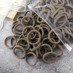 60pcs Elastic Rubber Band Hair Accessories For Women Girls
